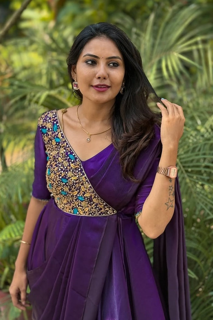 PURPLE MEENAKARI