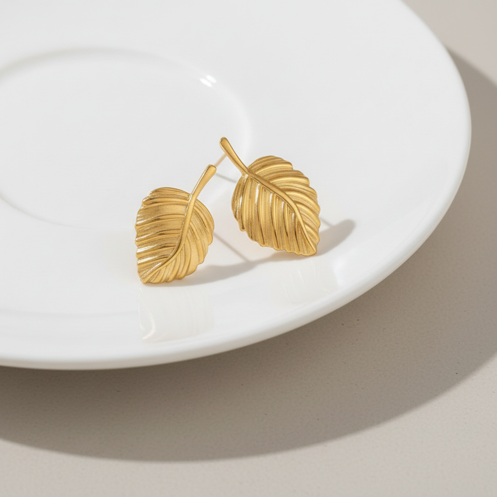 Leaf Drop Earrings